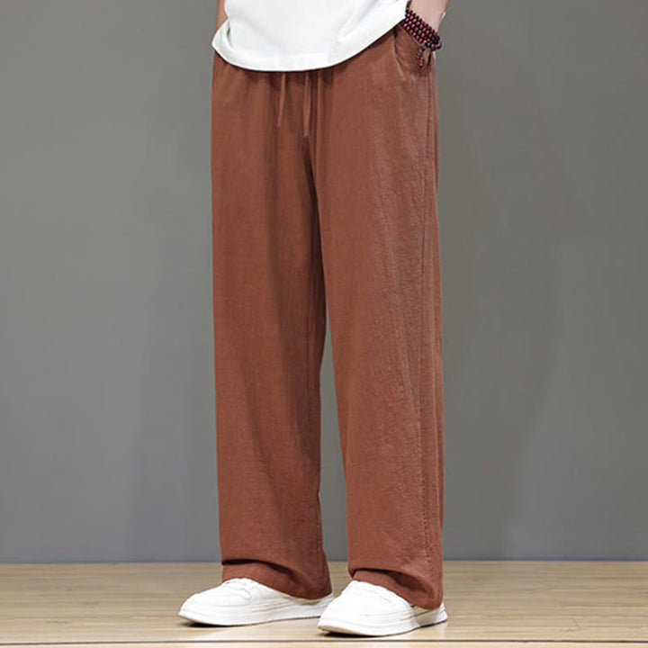 Buddha Stones Summer Men's Straight Leg Pants With Pockets - image 40
