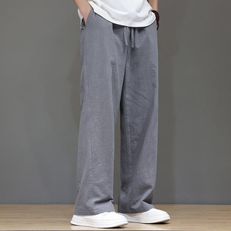 Buddha Stones Summer Men's Straight Leg Pants With Pockets - image 20
