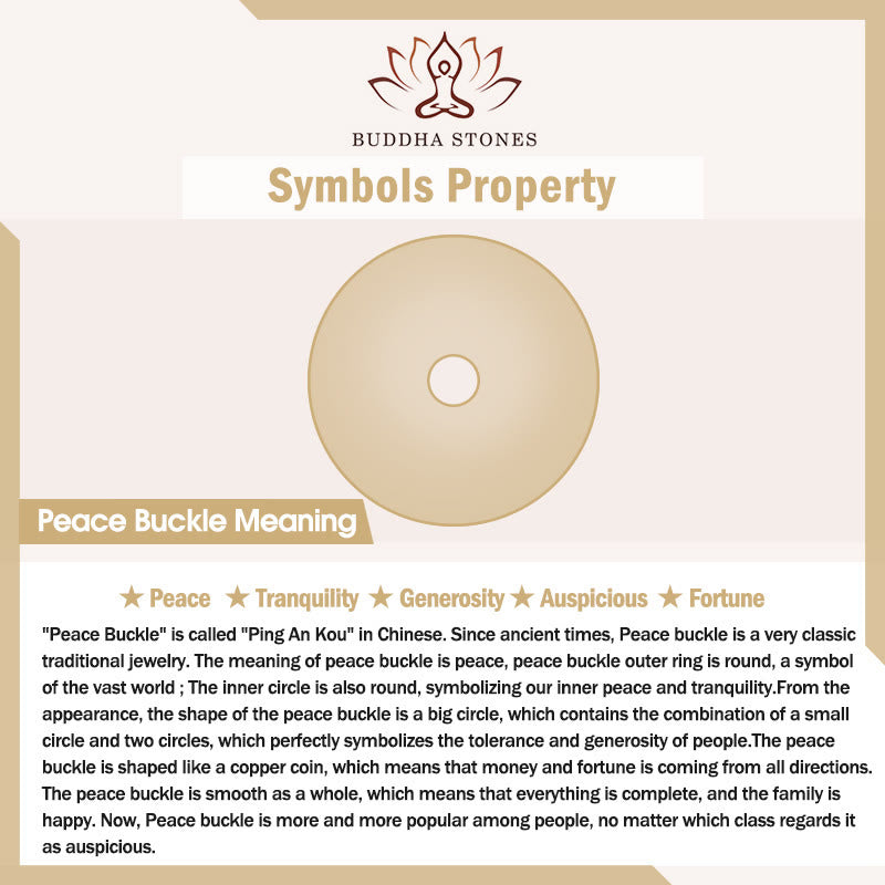 Buddha Stones Chinese Zodiac Cinnabar Peace Buckle Calm Necklace Pendant - image 9