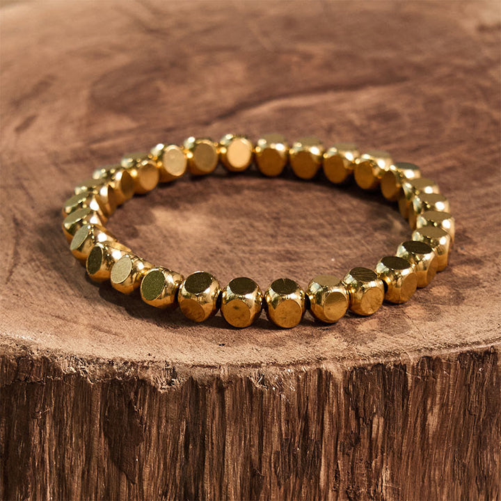 Buddha Stones Brass Copper Good Luck Healing Bracelet - image 11