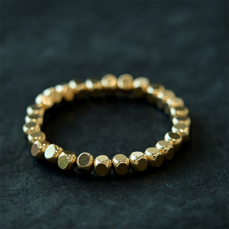 Buddha Stones Brass Copper Good Luck Healing Bracelet - image 10