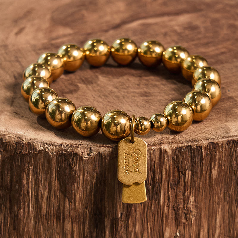Buddha Stones Brass Copper Healing Bracelet - image 14