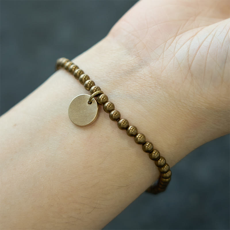 Buddha Stones Amekaji Brass Copper Balance Bracelet - image 7