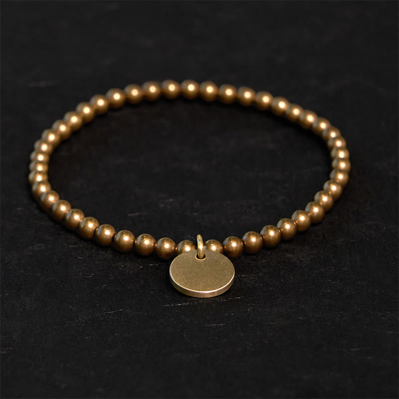 Buddha Stones Amekaji Brass Copper Balance Bracelet - Brass(Wrist Circumference: 20-21cm) - image 0