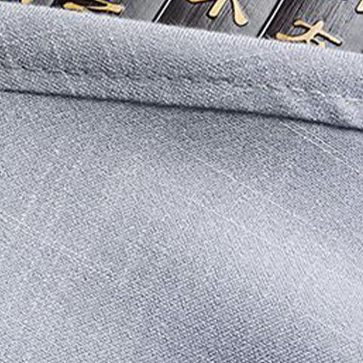 Buddha Stones 2Pcs Tang Suit Plain Color Frog-Button Men's Long Sleeve Shirt Pants Set - image 7