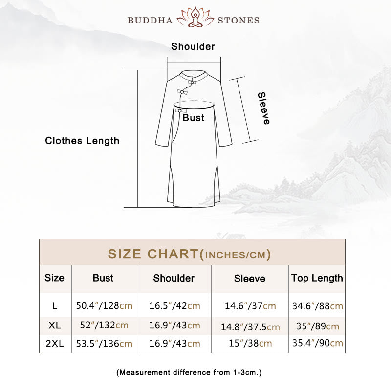 Buddha Stones 2Pcs Plain Design Zen Tai Chi Meditation Clothing Cotton Linen Top Pants Women's Set