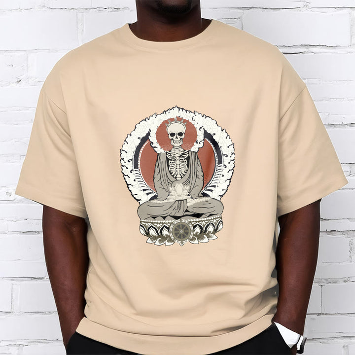 Buddha Stones Skeleton Pattern Tee T-shirt - image 9