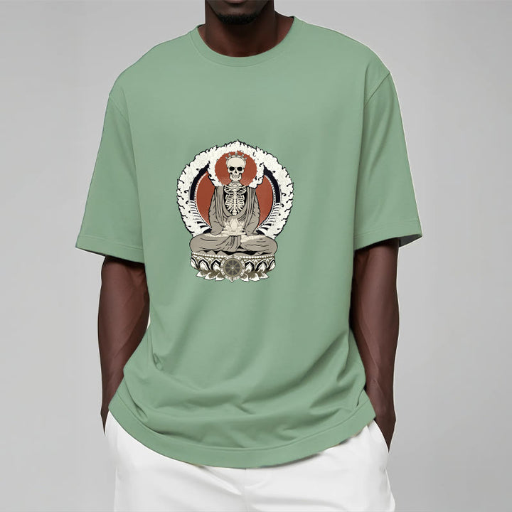 Buddha Stones Skeleton Pattern Tee T-shirt - image 16