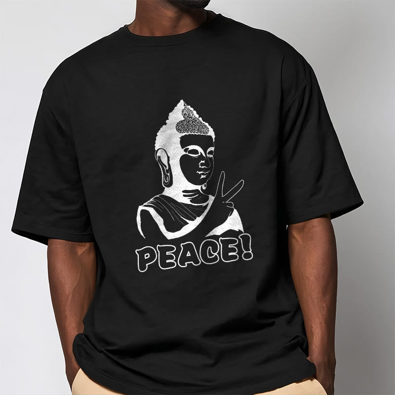 Buddha Stones  Peace Cotton Tee T-shirt