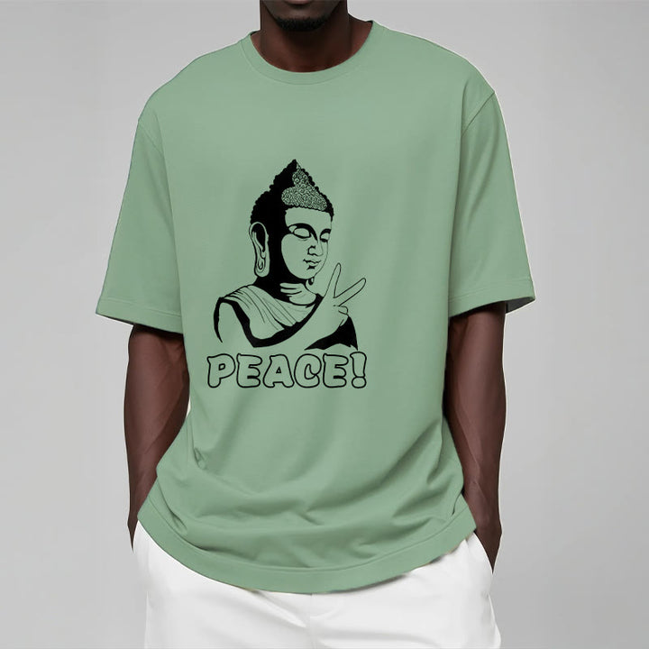 Buddha Stones  Peace Cotton Tee T-shirt