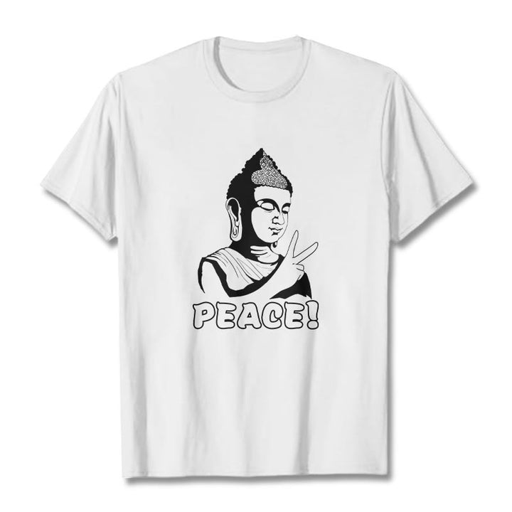 Buddha Stones  Peace Cotton Tee T-shirt