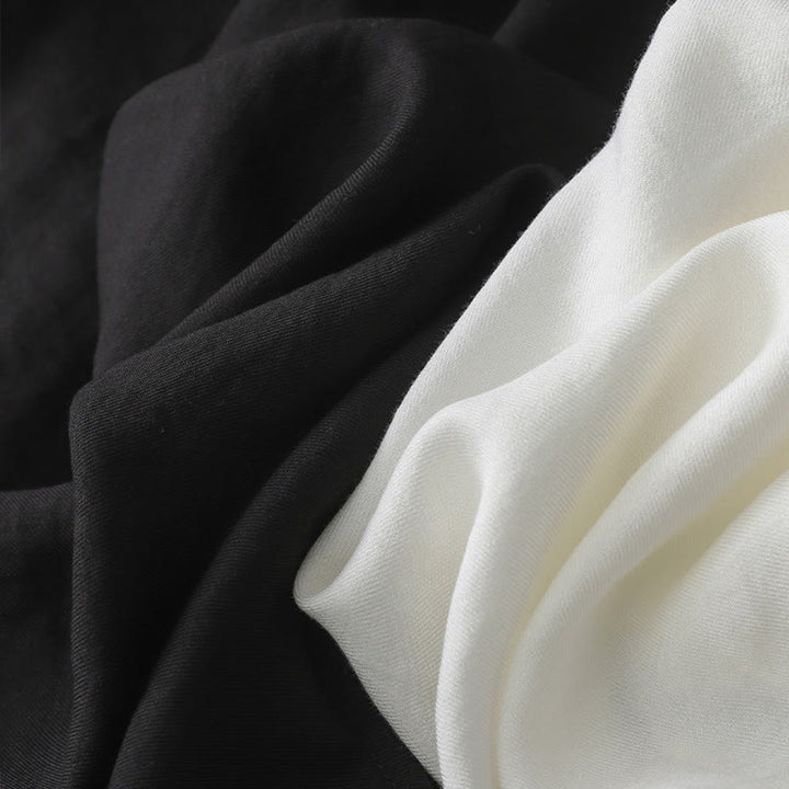 Buddha Stones Solid Color Button Long Sleeve Women's Shirt - image 12