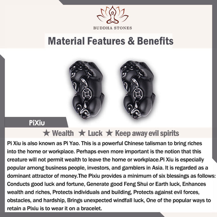 Buddha Stones Pi Xiu Carrying Coin Ingot Copper Brass Luck Wealth Bracelet Bangle - image 5