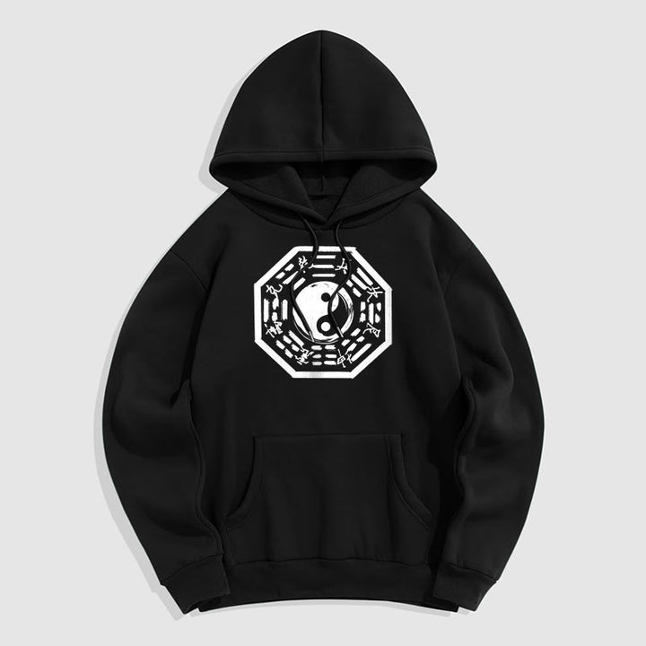 Buddha Stones Ba Gua Fleece Lined Hoodie