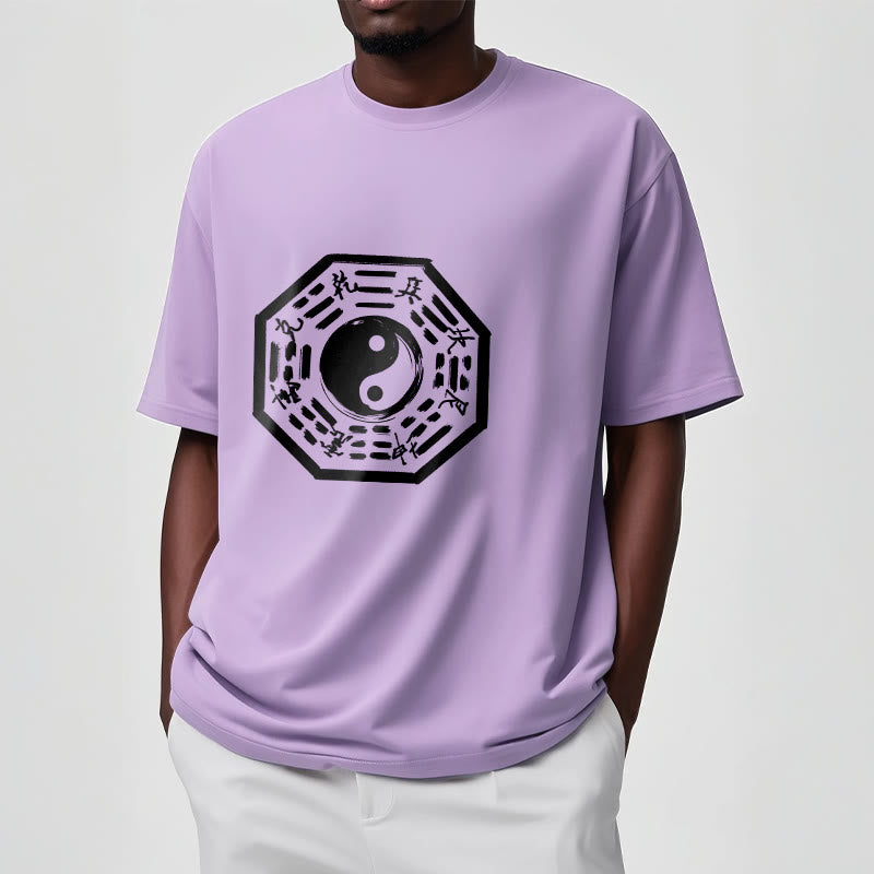 Buddha Stones Ba Gua Pattern Cotton Tee T-shirt - image 18