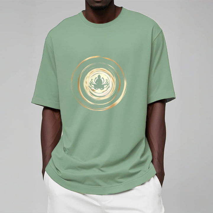Buddha Stones Meditating Buddha Lotus Pattern Tee T-shirt - image 16