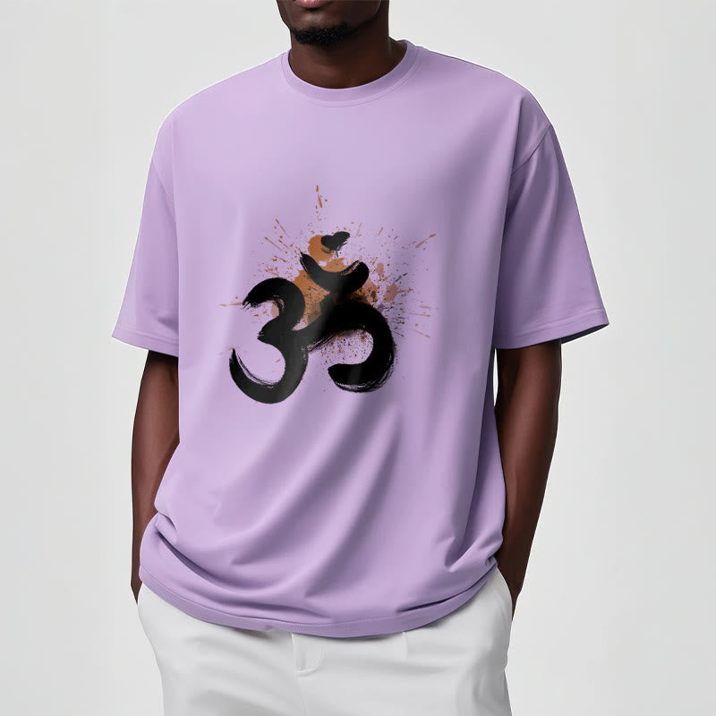 Buddha Stones OM Sanskrit Design Cotton Tee T-shirt - image 15