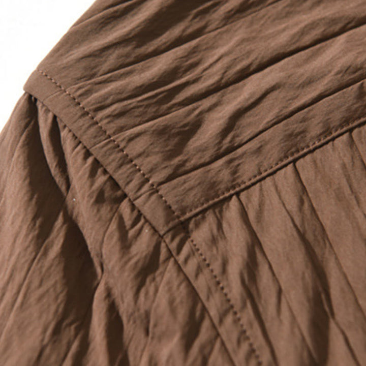 Buddha Stones Casual Solid Color Long Sleeve Men's Shirt With Pocket - image 8