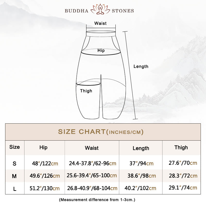 Buddha Stones Pants Harem Trousers Loose Zen Yoga Tai Chi Women's Pants - image 3