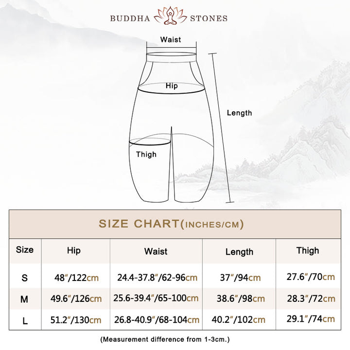 Buddha Stones Pants Harem Trousers Loose Zen Yoga Tai Chi Women's Pants - image 3