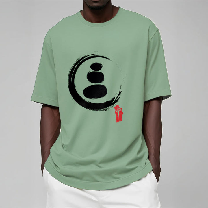 Buddha Stones Zen Circles Cotton Tee T-shirt - image 19