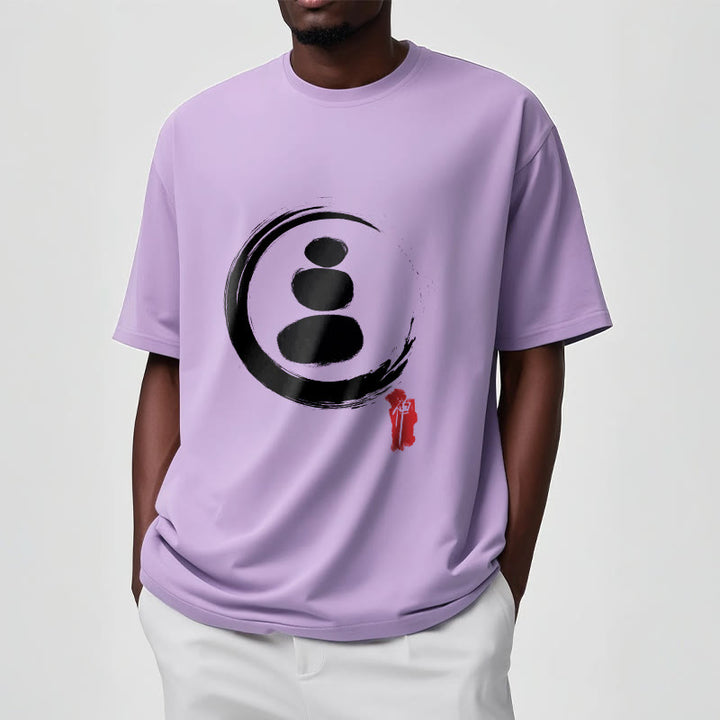 Buddha Stones Zen Circles Cotton Tee T-shirt - image 17