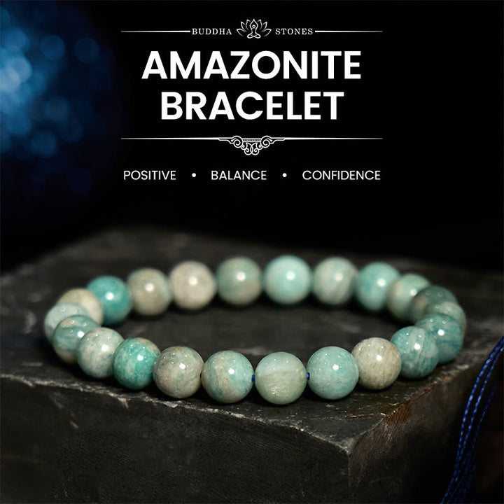 Buddha Stone Amazonite Positive Balance Bracelet