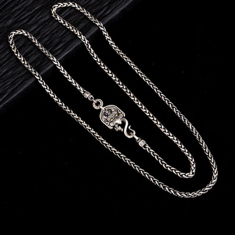 Buddha Stones 925 Sterling Silver Tibetan Garuda Bird Wisdom Metal Chain Necklace - image 4