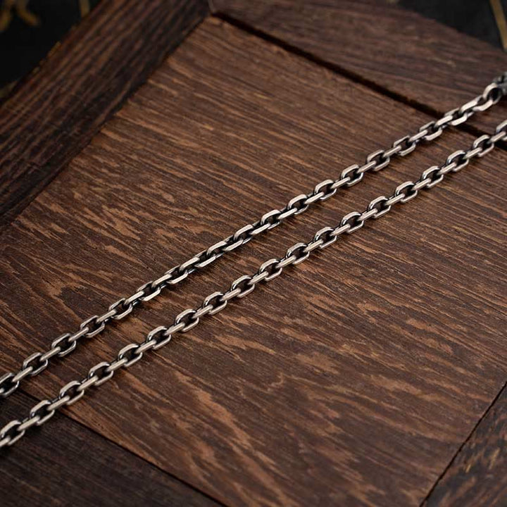 Buddha Stones 925 Sterling Silver Tibetan White Zakiram Goddess of Wealth Vajra Dorje Blessing Metal Chain Necklace - image 8