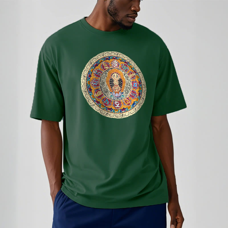 Buddha Stones Dorje Vajra Mandala Buddha Cotton Tee T-shirt - image 9