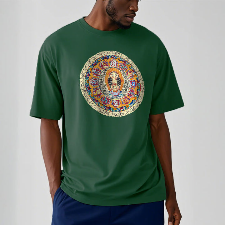 Buddha Stones Dorje Vajra Mandala Buddha Cotton Tee T-shirt - image 9