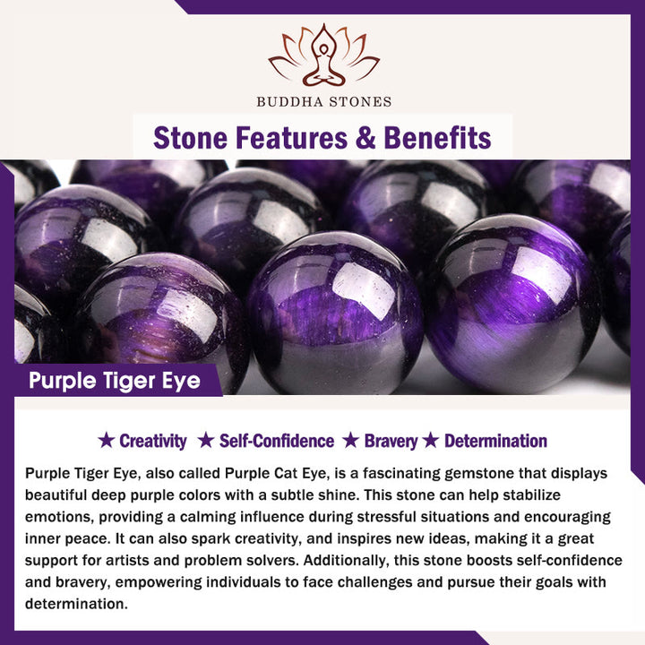 Buddha Stones Various Tiger Eye Confidence Bracelet - image 20