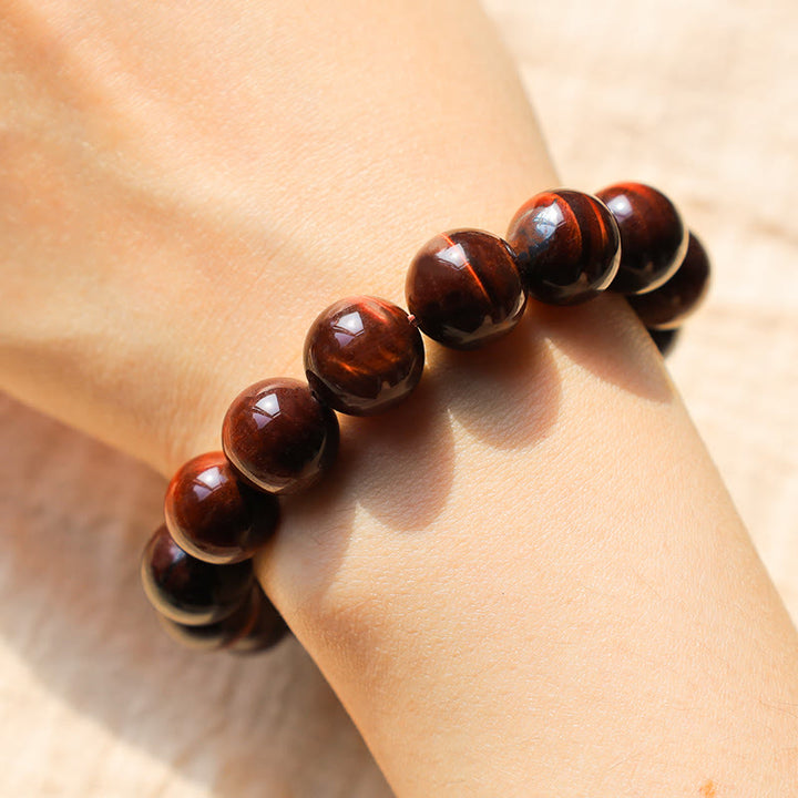 Buddha Stone Various Tiger Eye Confidence Bracelet