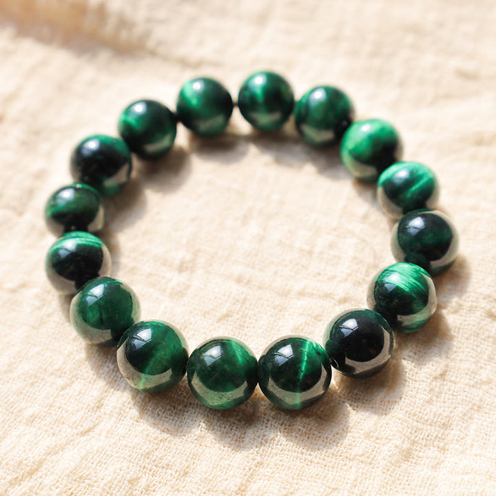 Buddha Stones Various Tiger Eye Confidence Bracelet - Green Tiger Eye(Wrist Circumference: 14-16cm) - 12mm - image 41