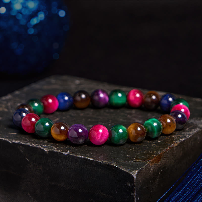 Buddha Stones Various Tiger Eye Confidence Bracelet - image 70