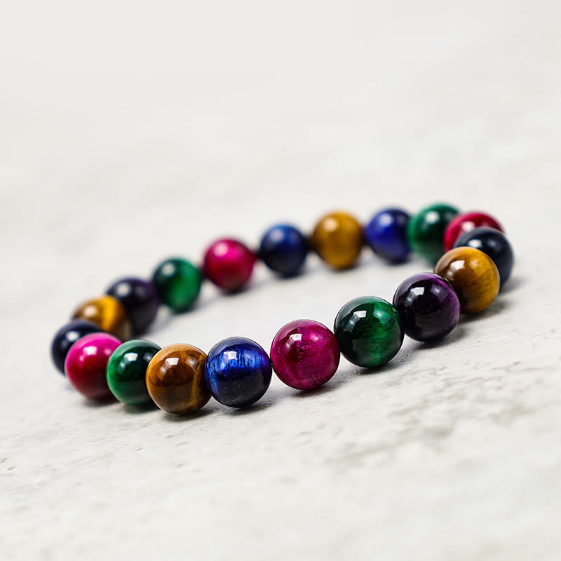 Buddha Stones Various Tiger Eye Confidence Bracelet