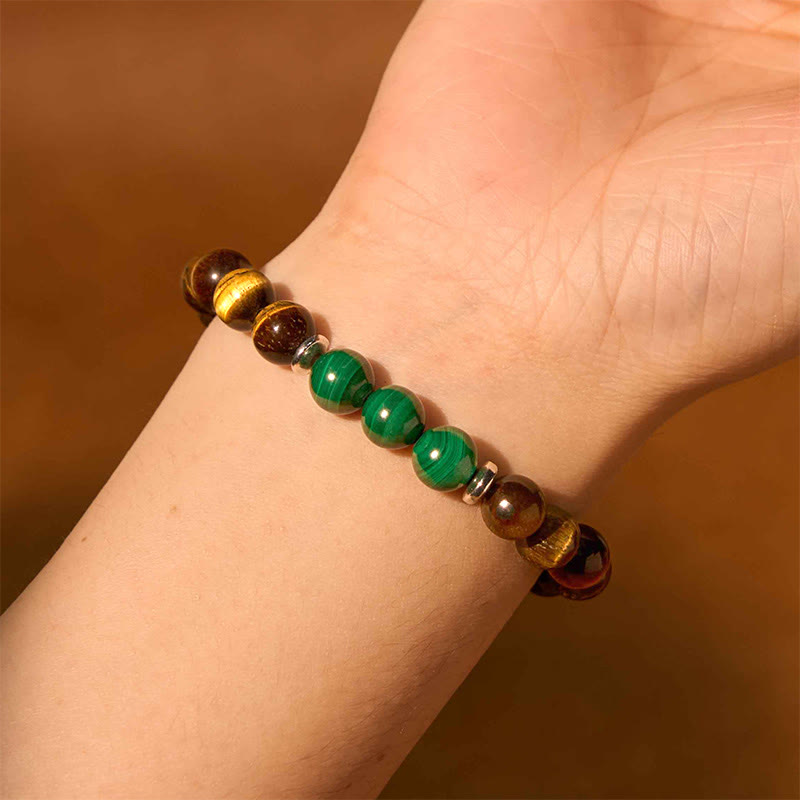 Buddha Stone Various Tiger Eye Confidence Bracelet