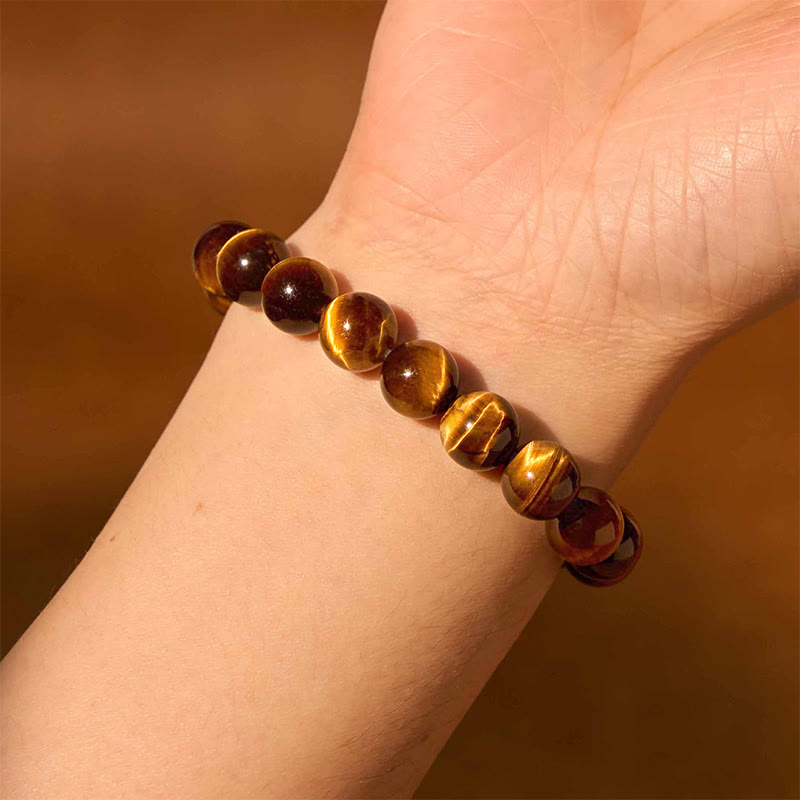 Buddha Stone Various Tiger Eye Confidence Bracelet