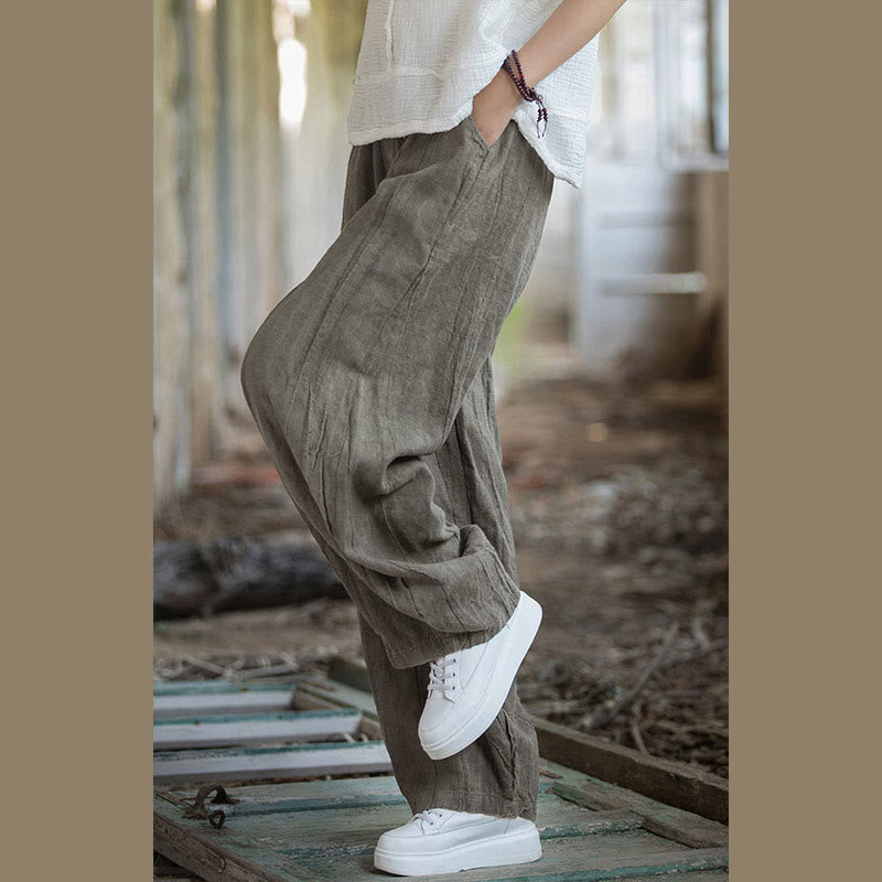 Buddha Stones Retro Tie Dye Harem Pants Casual Women's Yoga Pants With Pockets - image 19