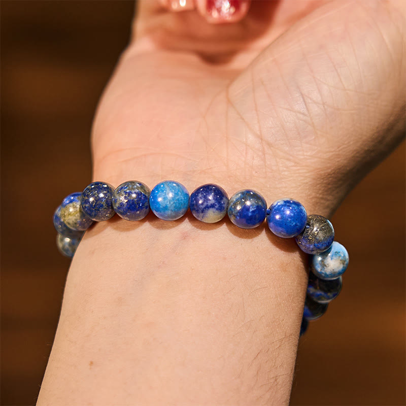 Buddha Stone Various Crystals Malachite Lazurite Lapis Lazuli Hemimorphite Calmness Bracelet - image 40