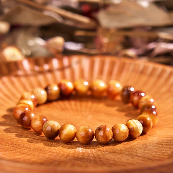 Buddha Stone Various Crystals Malachite Lazurite Lapis Lazuli Hemimorphite Calmness Bracelet - Orange Tiger Eye(Wrist Circumference: 14-16cm) - image 144
