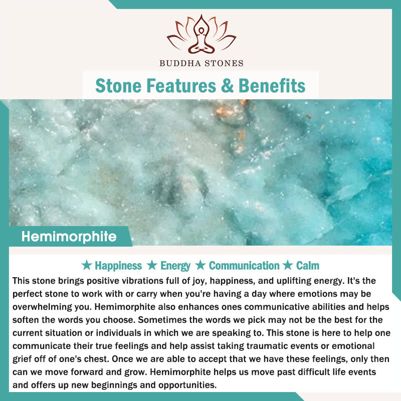 Buddha Stone Various Crystals Malachite Lazurite Lapis Lazuli Hemimorphite Calmness Bracelet - image 11