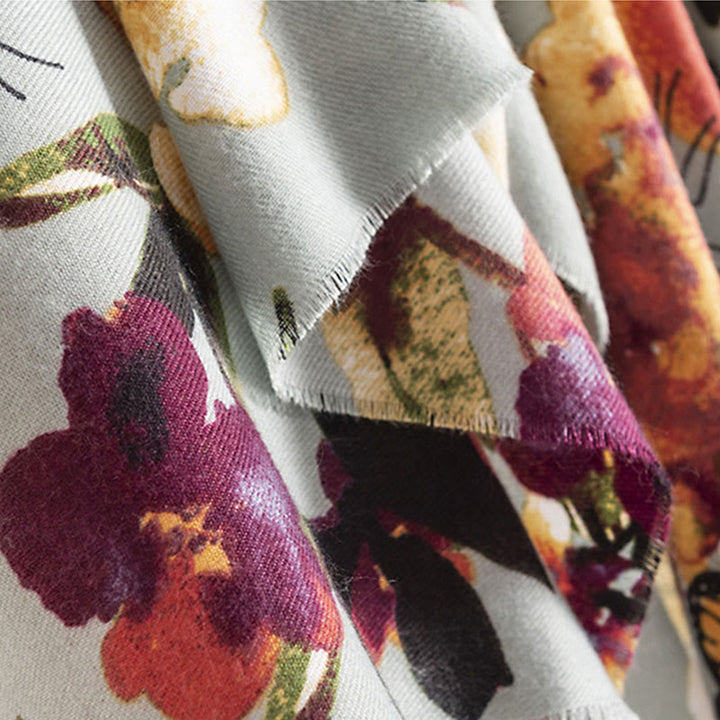 Buddha Stones Tibetan Colorful Butterfly Flower Print Shawl Fall Winter Soft Warm Scarf Wrap - image 7