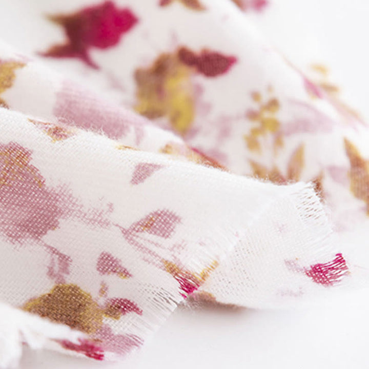 Buddha Stones Tibetan Floral Falling Leaves Print Shawl Fall Winter Cozy Warm Travel Scarf Wrap - image 9