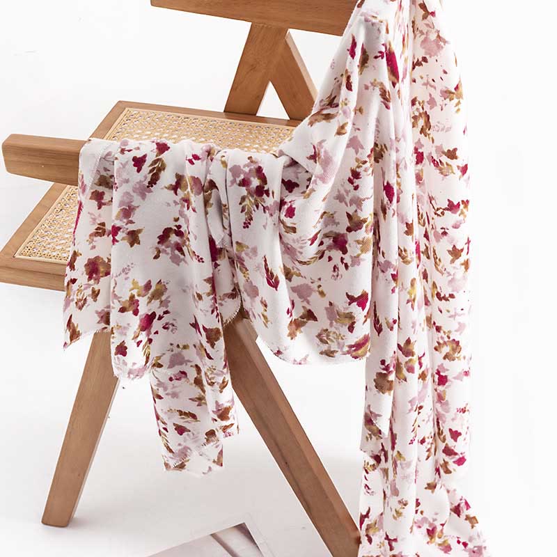Buddha Stones Tibetan Floral Falling Leaves Print Shawl Fall Winter Cozy Warm Travel Scarf Wrap - image 4