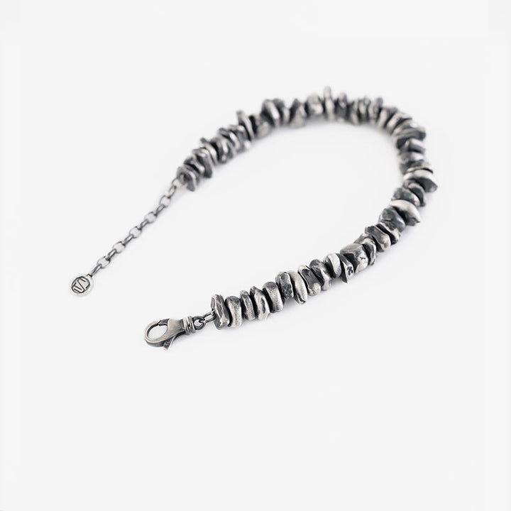 Buddha Stones 999 Sterling Silver Small Change Shape Protection Bracelet - image 8