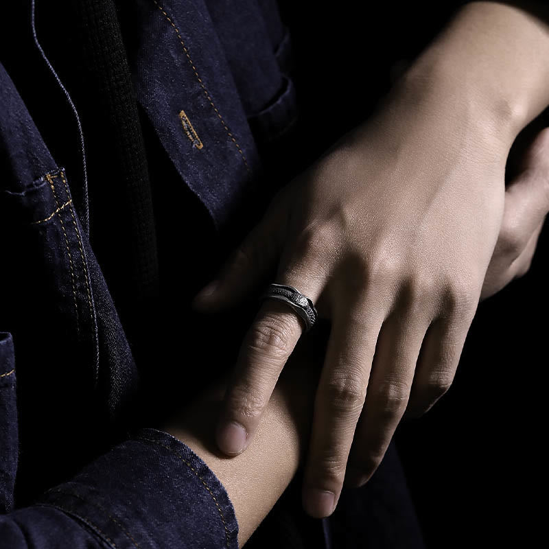 Buddha Stones 999 Sterling Silver Snake-shaped Year Of The Snake Protection Ring - image 16