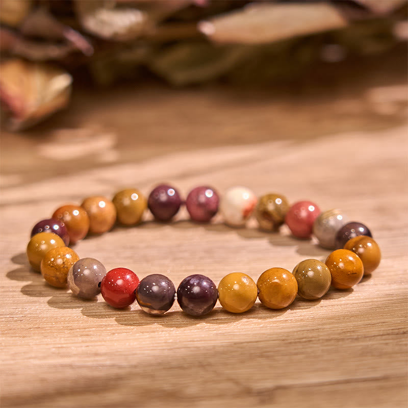 Buddha Stones Inspire Creativity Orange Red Series Passion Courage Bracelet