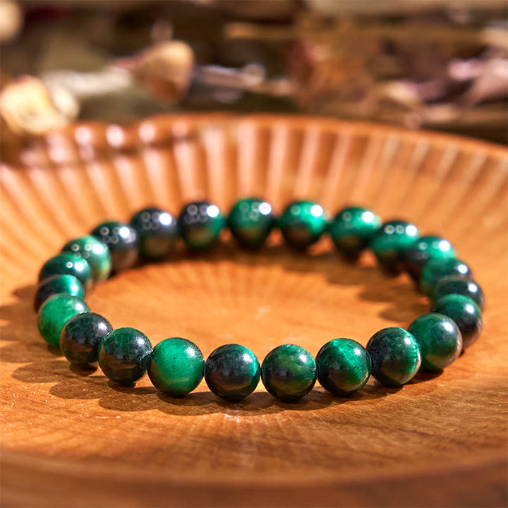 Buddha Stones Love Self Green Series Calm Balance Support Bracelet