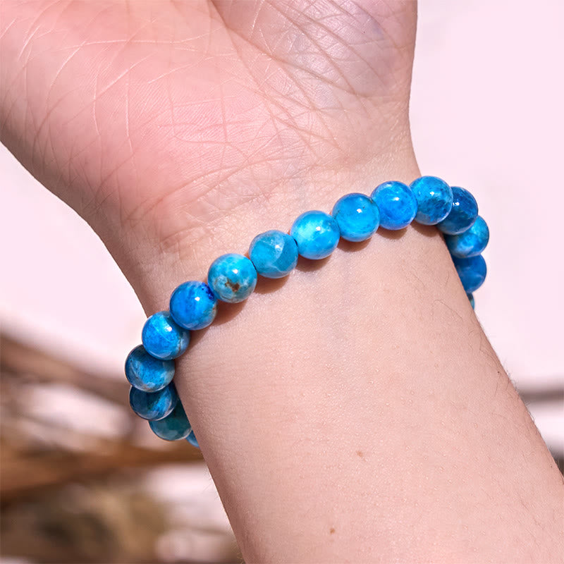 Buddha Stones Let The Past Go Blue Series Calm Tranquility Bracelet